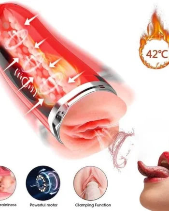 Automatic Penis Sucker Heating Voice Penis Stroker