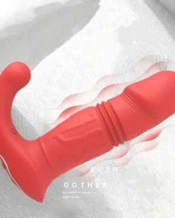 Automatic Retractable Vibrator APP Remote Control Masturbation Butt Plug