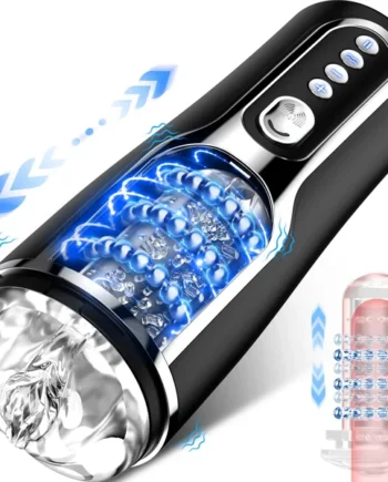 Automatic Telescopic Thrusting Rotating Sucking Masturbator