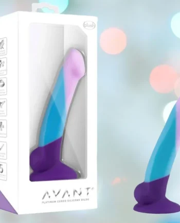 Avant D16 Purple Haze 6.5" Slim Non-Porous Silicone Dildo
