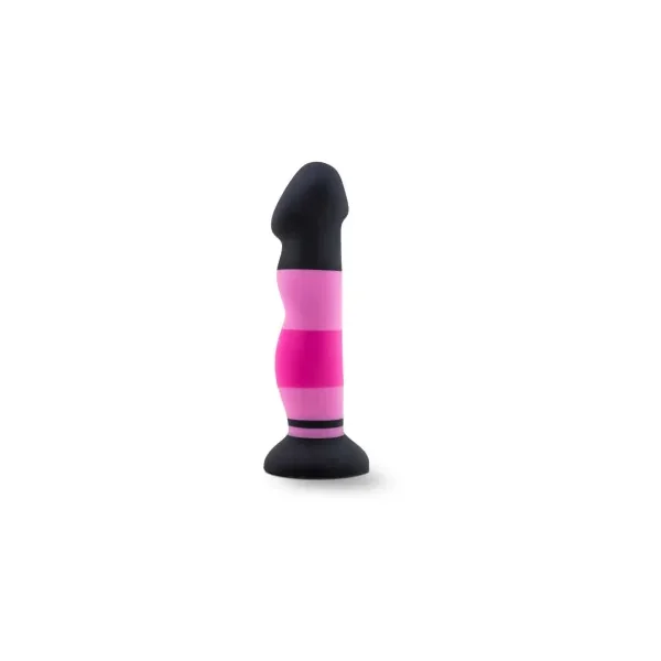 Avant D4 Sexy in Pink Silicone Dildo, 7.0 Inch Insertable, 1.75 Inch Max Width