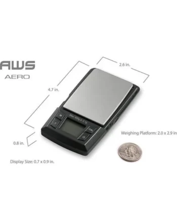 AWS Aero 650g Pocket Scale Black
