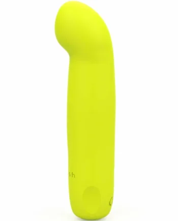 B SWISH - BCUTE CURVE INFINITE CLASSIC RECHARGEABLE SILICONE VIBRATOR YELLOW