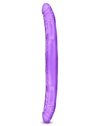 B Yours 16 Inch Double Dildo - Purple