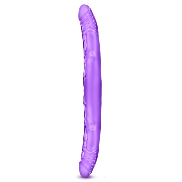 B Yours 16 Inch Double Dildo - Purple
