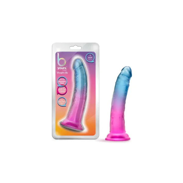 B Yours Beautiful Sky Dildo 7" by Blush Novelties