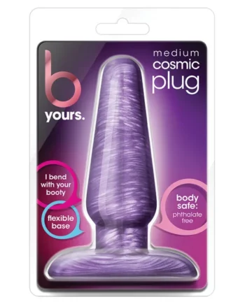 B Yours Cosmic Purple Swirl 4.75-Inch Anal Plug