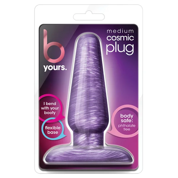 B Yours Cosmic Purple Swirl 4.75-Inch Anal Plug