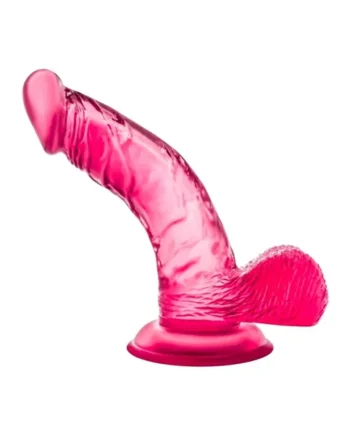 B Yours Sweet N’ Hard 8 Dildo with Balls 6.5in – Pink