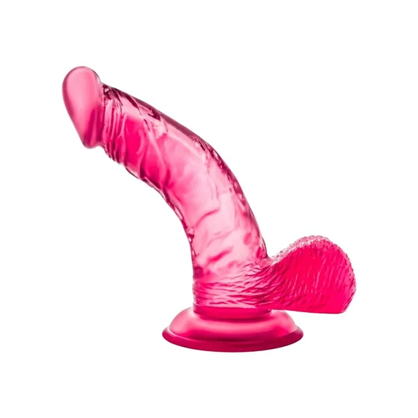 B Yours Sweet N’ Hard 8 Dildo with Balls 6.5in – Pink