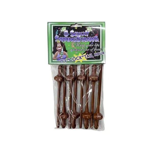 Bachelorette party - Set of 8 penis straws - Sexxxy Sipping Straws