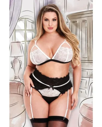 Baci Turn Down Service French Maid 3 Piece Set QS