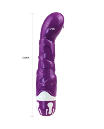 BAILE - REALISTIC COCK 10 RHYTHMS SENSATION VIOLET