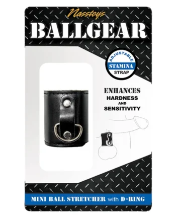 Ballgear Mini Ball Stretcher With D Ring - Black