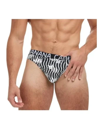 Banana Cabana Bikini – Large/XLarge – Black/White