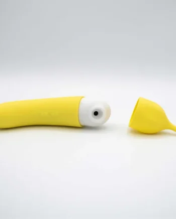 Banana Cream Air Pulse and G-Spot Vibrator - Yellow