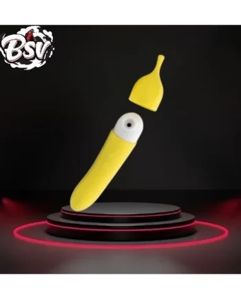 Banana Cream Air Pulse & G Spot Vibrator