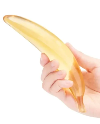 Banana Joy 7" Glass Dildo