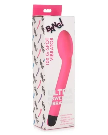 Bang! 10X G-Spot Rechargeable Vibrator – Pink
