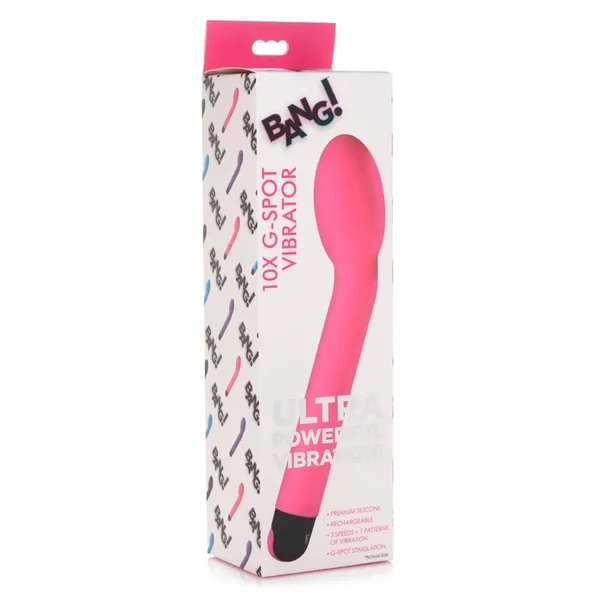 Bang! 10X G-Spot Rechargeable Vibrator – Pink