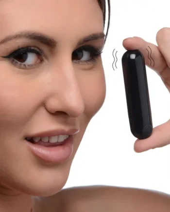 BANG! 10X VIBRATING METALLIC BULLET BLACK(Out End Jul)