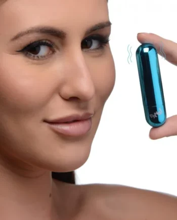 BANG! 10X VIBRATING METALLIC BULLET BLUE