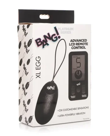 Bang! 25x Vibrating Silicone Xl Egg W-remote