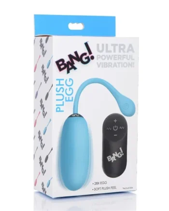 Bang! 28X Plush Egg & Remote Control – Blue