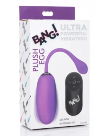 BANG! 28X PLUSH EGG REMOTE – PURPLE