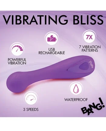 Bang! G-Spot Silicone Vibrator – Purple