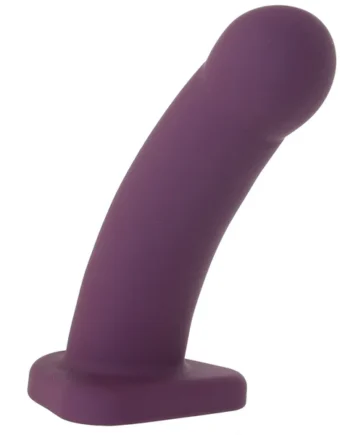 Banx 8 Inch Hollow Silicone Dildo in Plum