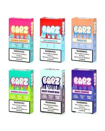 Barz 5pk 7000puff Disposable Watermelon Glacier
