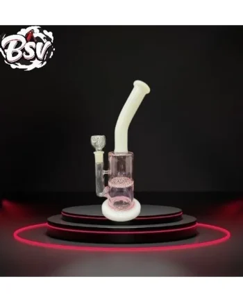 Basic Bent Neck Waterpipe W/Honey Comb Perc