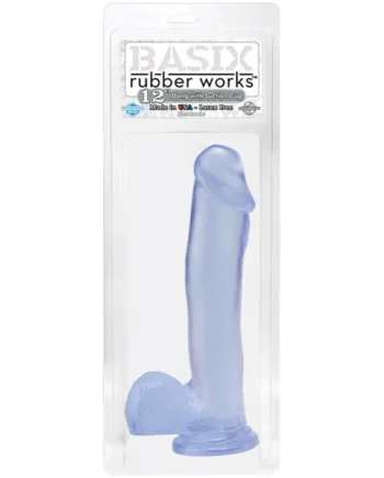 Basix Rubber Works 12 inch Dong W/suction Cup