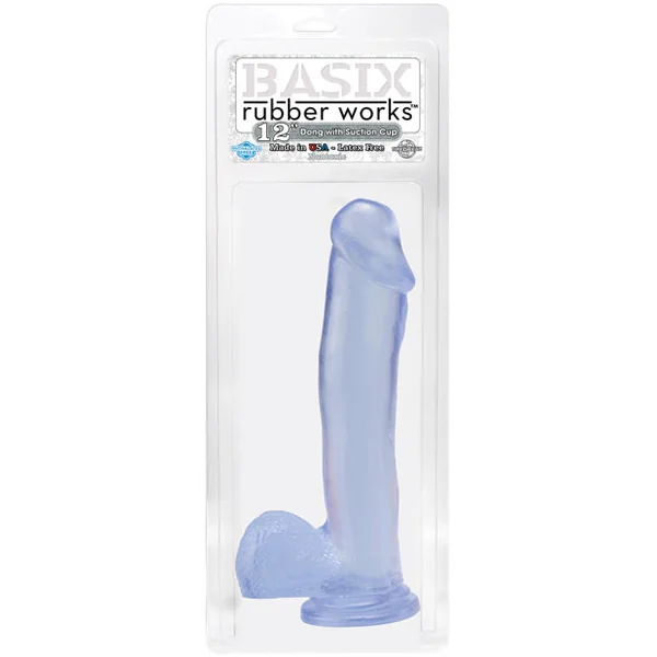 Basix Rubber Works 12 inch Dong W/suction Cup