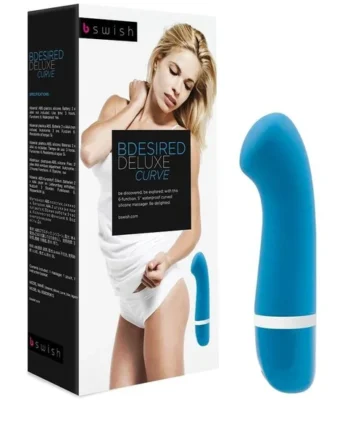 Bdesired deluxe curve blue lagoon vibrator sex toy