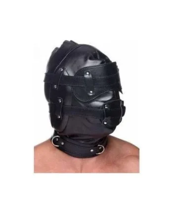 BDSM Mask - Strict - Bondage Hood With Penis Gag