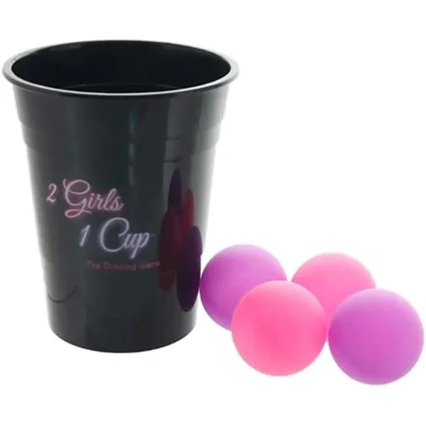 Beer pong drinking game - Kheper Games - Two Girls, One Cup