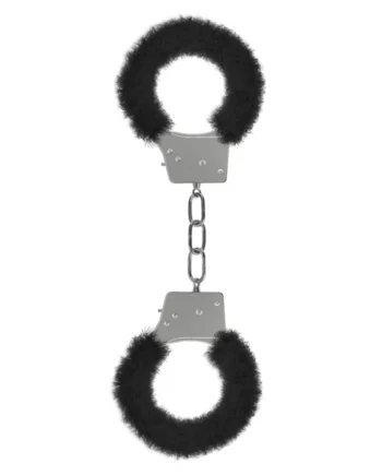 Beginner's Furry Handcuffs - Black