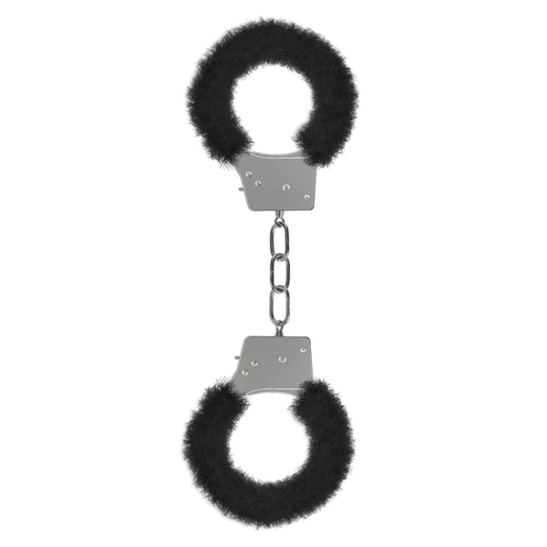 Beginner's Furry Handcuffs - Black