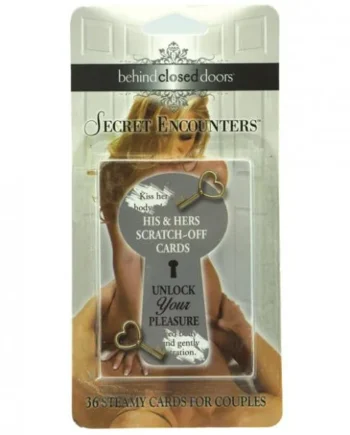 Behind Closed Doors Secret Encounters Scratch Off Cards