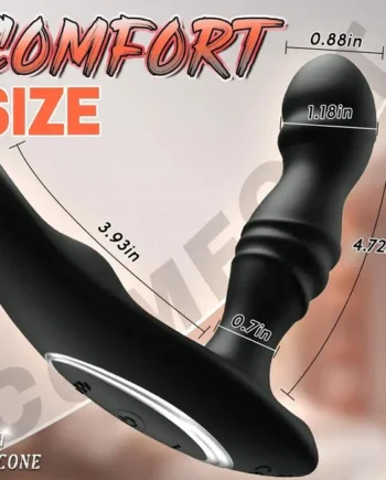Bendable 180° Anal Vibrator Infinitely Variable 10 Vibrating Anal Butt Plug