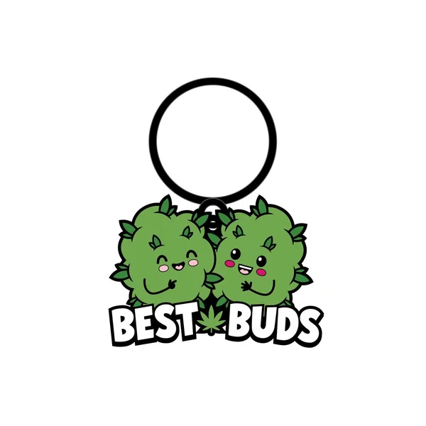 BEST BUDS KEYCHAIN (NET)