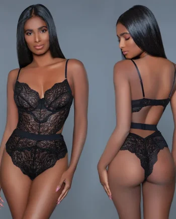 BeWicked Bettany Bodysuit - Black Large