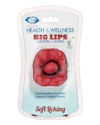 Big Lips Suction and Licking - Red