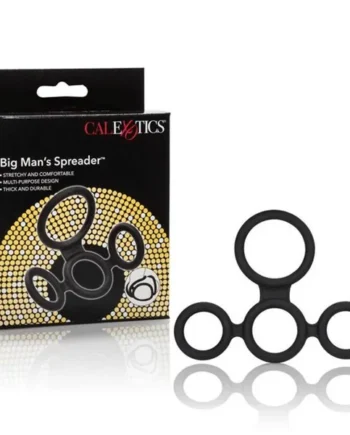 Big Man's Spreader Silicone Erection and Scrotum Enhancing Cock Ring