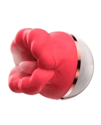 Big Mouth Rose Toy Tongue Licker: Dual-Action Suction & Vibration for Ultimate Pleasure