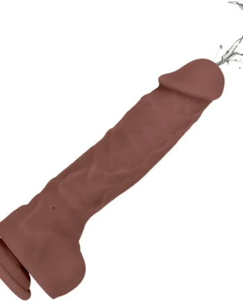Big Shot Silicone Vibrating Squirting Dildo By Evolved Novelties - Chocolate