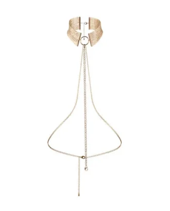 BIJOUX - DÉSIR MÉTALLIQUE GOLDEN METALLIC NECKLACE