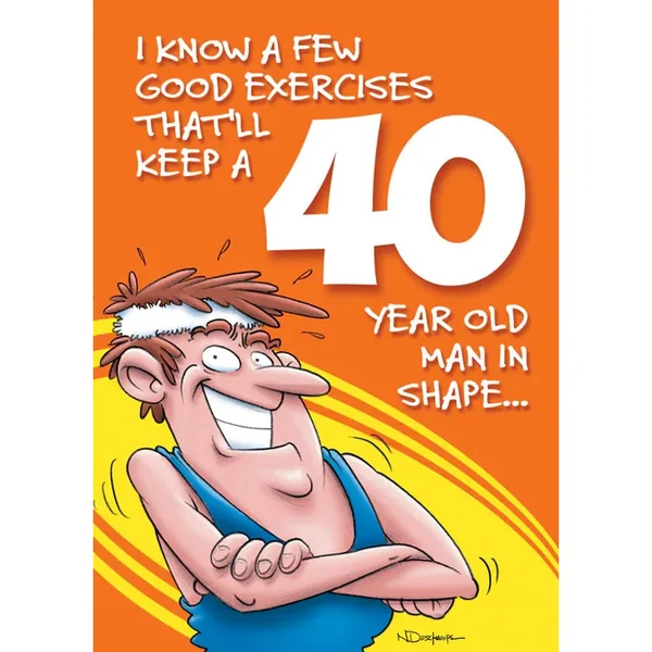 Birthday Card "I Know a Few Good Exercises"